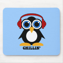 chillin del pingüino tapete de ratón