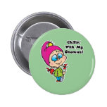 Chillin lindo con mi diseño de los gnomos pins