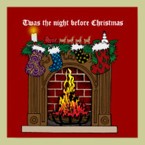 Chimenea el Nochebuena posters