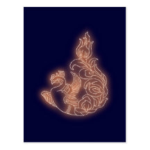 china chinese chinesisch Muster pattern Postkarte