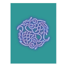 china chinese chinesisch Muster pattern Postkarte