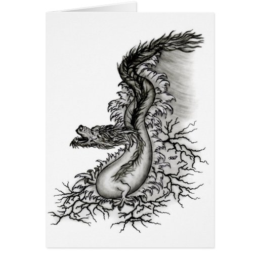 China-Drache Grußkarten