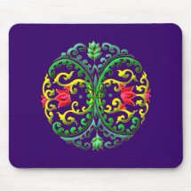 China Ornament Blumen flowers Mousepad