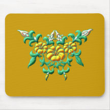 China Ornament Blumen flowers Mousepads