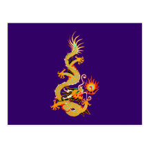 chinesischer Drache chinese dragon Postkarte