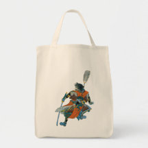 chinesischer Krieger chinese warrior Leinentaschen