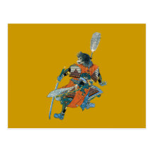 chinesischer Krieger chinese warrior Postkarten