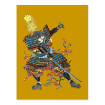 chinesischer Krieger chinese warrior Postkarten