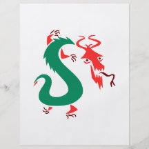 chino abstracto verde rojo dragon.png tarjetones