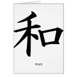 Chino - paz tarjetas