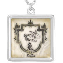 Chinois le Lapin del zodiaque de Pendentif Pendiente Personalizado