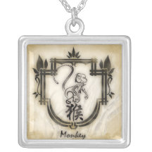Chinois le Singe del zodiaque de Pendentif Joyerías