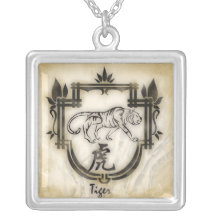 Chinois le Tigre del zodiaque de Pendentif Grimpola