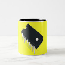 CHIP DE ORDENADOR DE LA MOD TAZA DE CAFÉ