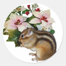Chipmunk photo　(2) シール
