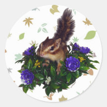 Chipmunk photo　(4)　type5 シール