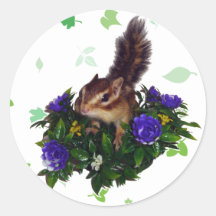 Chipmunk photo　(4)　type5 シール・ステッカー