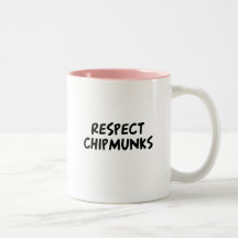 Chipmunks del respecto tazas de café