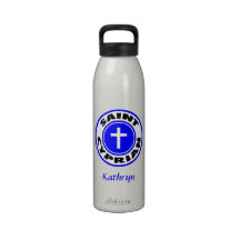 Chipriota del santo botella de agua reutilizable