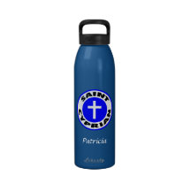 Chipriota del santo botellas de agua reutilizables