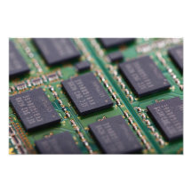 Chips de memoria del ordenador foto
