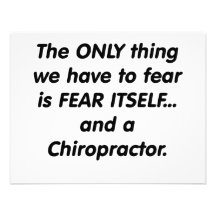 chiropractor del miedo invitacion personal 