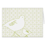 ¡CHIRRIDOS! Notecard (verde) Tarjeta
