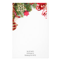 Chirstmas inmóvil papeleria personalizada