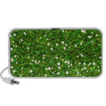 CHISPA BRILLANTE feliz-brillo-verde del VERDE ESME Portátil Altavoz