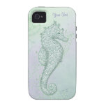 Chispa del caballo de mar - personalizar iPhone 4/4S funda