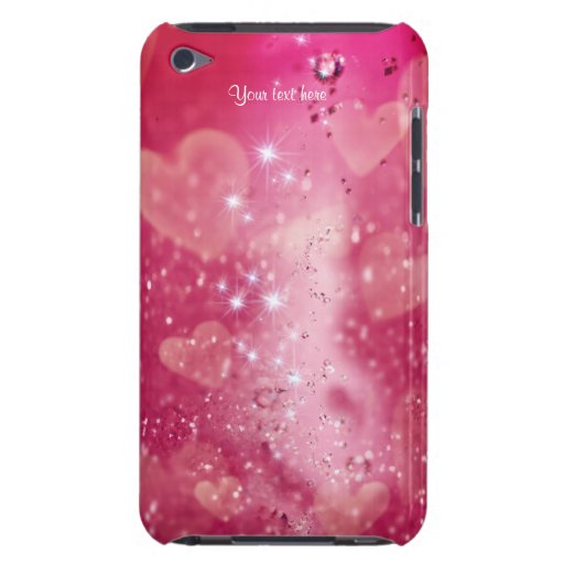 Chispa del corazón de la cereza para el tacto de i iPod touch protectores
