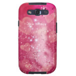 Chispa del corazón de la cereza - personalizar samsung galaxy s3 carcasa