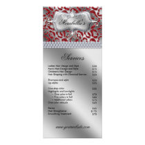 Chispa roja del navidad del leopardo de la tarjeta tarjetas publicitarias