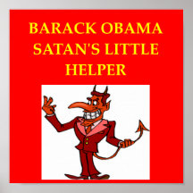 chiste anti de obama poster