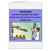 chiste de la ingeniería del ingeniero felicitación