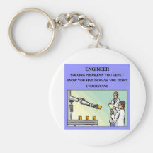 chiste de la ingeniería del ingeniero llavero personalizado
