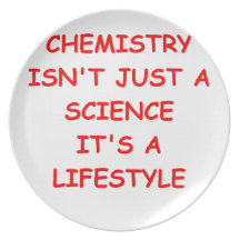 chiste de la química plato
