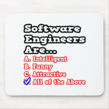 Chiste del concurso de la Software Engineer… Alfombrillas De Ratones