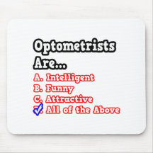 Chiste del concurso de los optometristas… alfombrillas de ratones