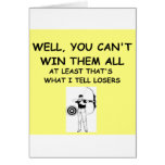 ¡chiste para los ganadores! tarjetas