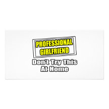 Chiste profesional de la novia… tarjeta fotográfica personalizada