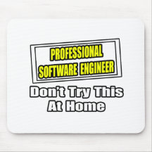 Chiste profesional de la Software Engineer… Tapete De Ratón