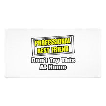Chiste profesional del mejor amigo… tarjeta personal con foto