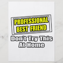 Chiste profesional del mejor amigo… tarjetones