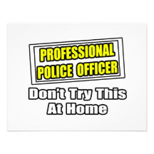 Chiste profesional del oficial de policía… anuncio