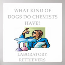 chistes de la química poster