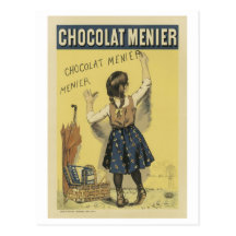 Chocolat Menier Tarjeta Postal