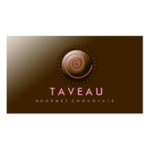 chocolate del gastrónomo 311-Upscale Tarjeta De Negocio