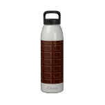 Chocolate nada pero chocolate botella de agua reutilizable