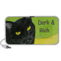 Chocolate, oscuridad y ricos del gato negro iPhone altavoz